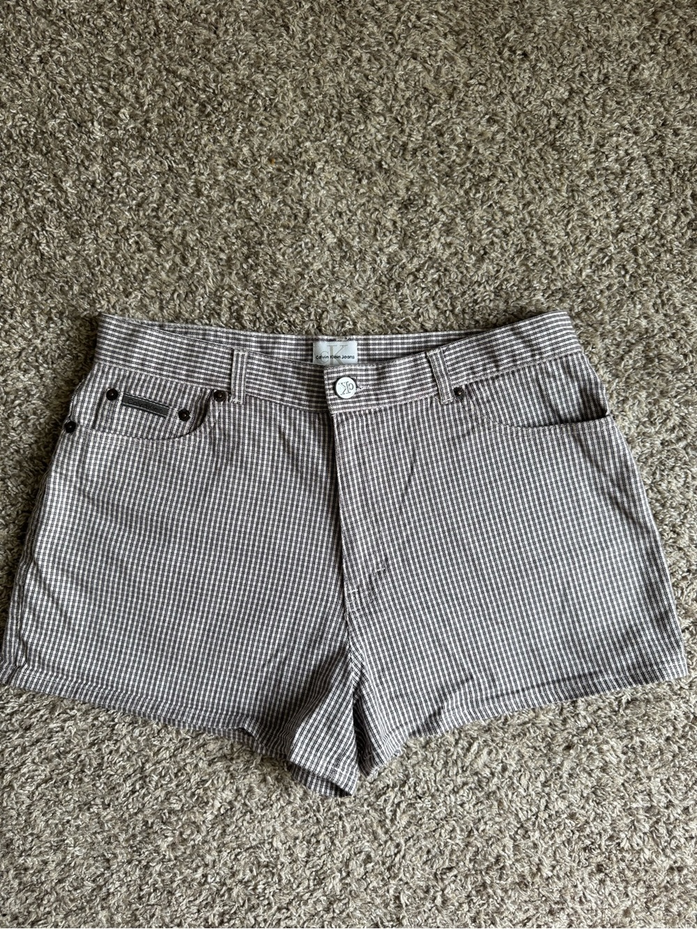 Calvin Klein Checkered/Gingham Shorts